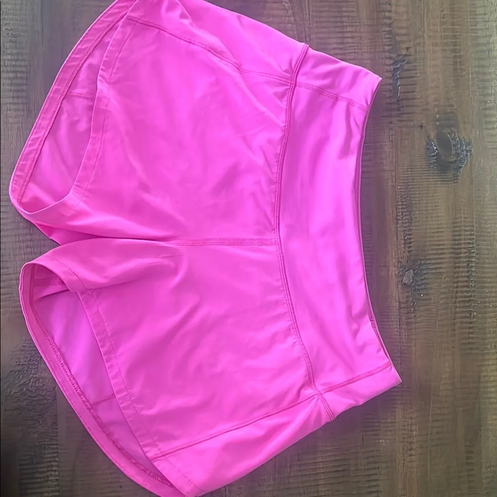 Lululemon 5 inch speed ups     Hot pink
SIZE 2 - Picture 5 of 10
